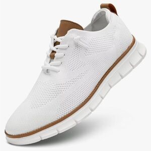 NEW Men’s Oxfords Business Shoes, White, Size 12